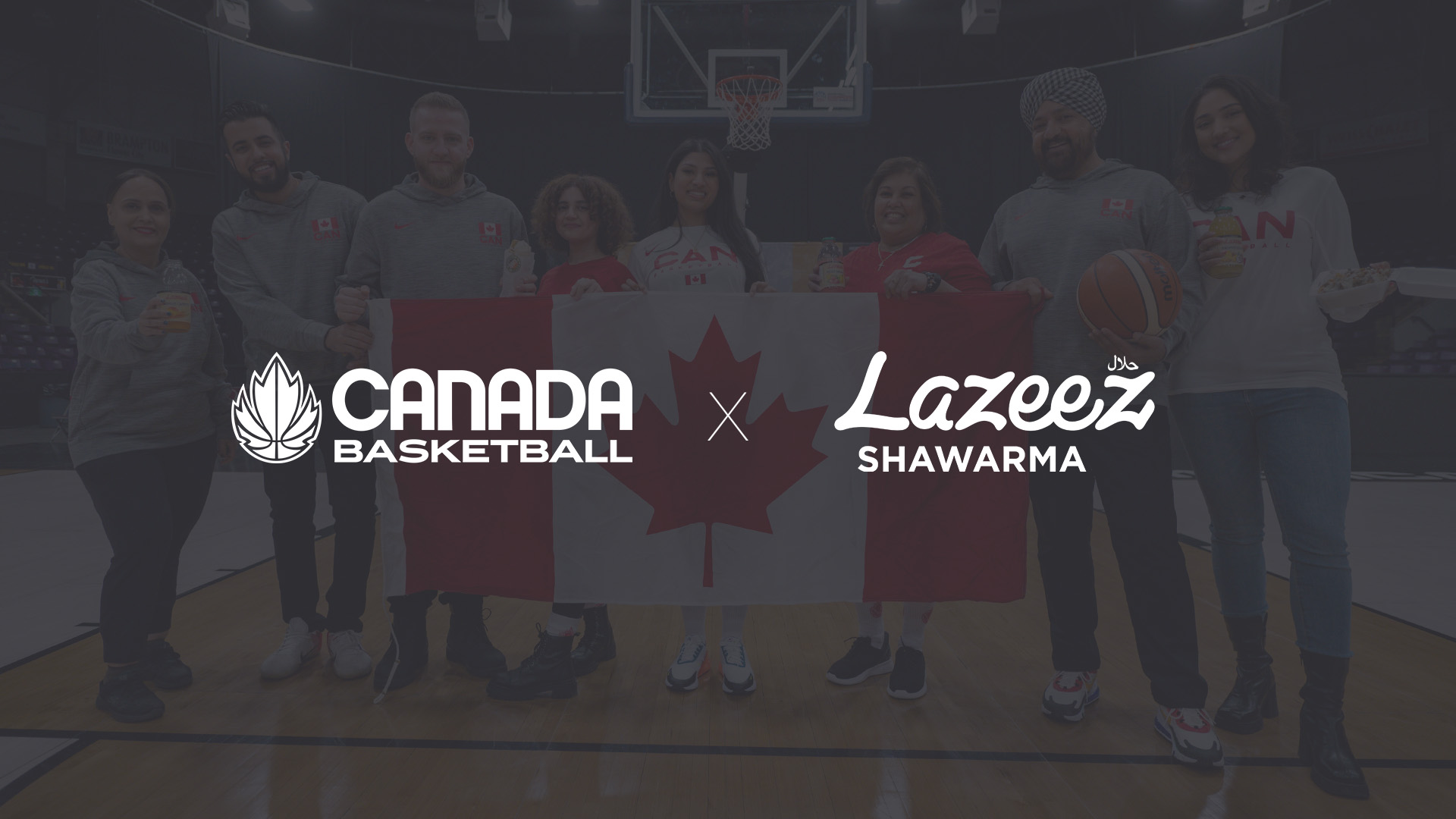 Canada Basketball partners with Lazeez Shawarma as the "Official